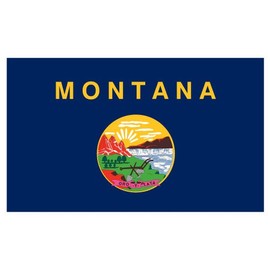 Montana 4ft x 6ft Spun Heavy Duty Polyester Flag