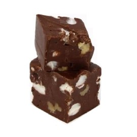 8oz. Nuts to You Smooth Rocky Road Fudge| Fresh Gourmet Candy | Decadent and Delicious Handcrafted Fudge