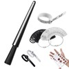 Ring Sizer Measuring Tool,Ring Measurer and Mens Ring Sizer,7pcs Rings