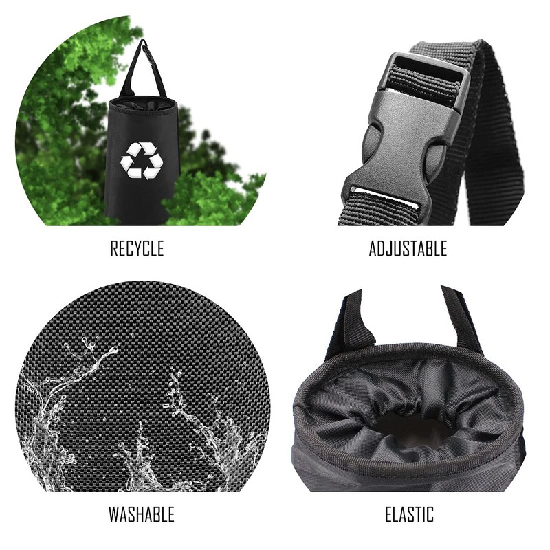 UTSAUTO 2 Pack Car Trash Bags Car Trash Can Washable