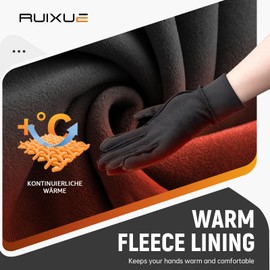 Warm Winter Gloves, Running Gloves Mens Womens Thermal Lightweight Anti-Slip Touchscreen Runing Driving Gloves