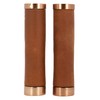 Gusti Phil A. Genuine Leather Handlebar Grip Bicycle Handle Brown