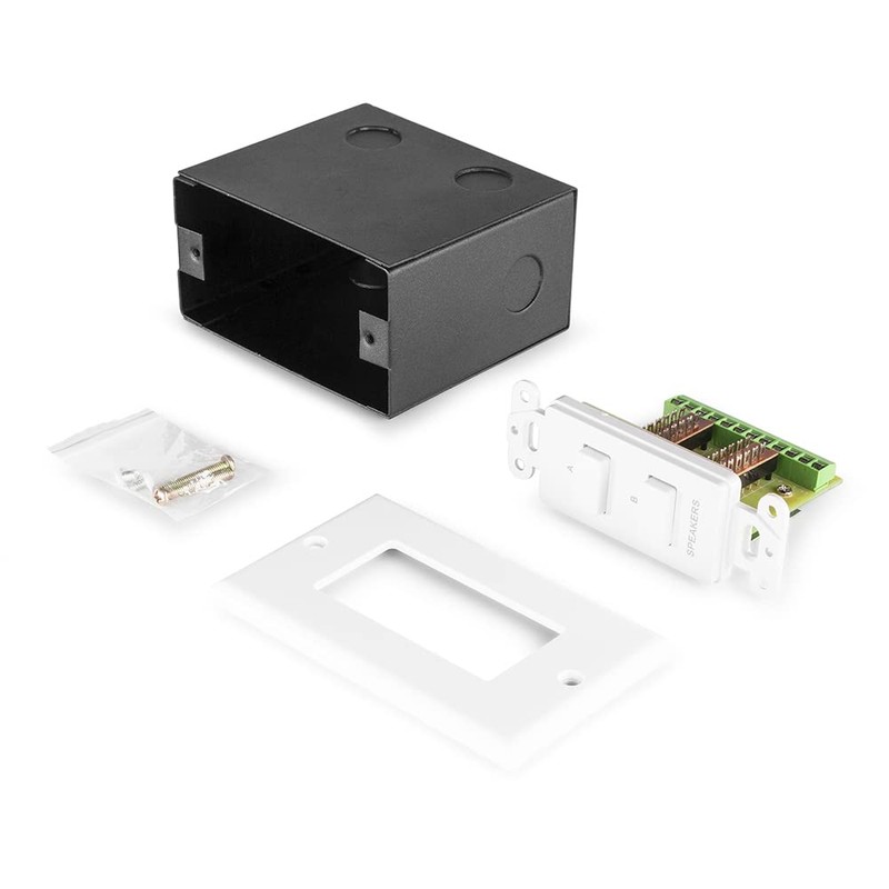 Power Dynamics PDWS2 In-Wall Speaker Selector Switch - 100W Dual