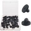 50pcs PVC Rubber Pin Backs, Pin Safety Backs for Brooch