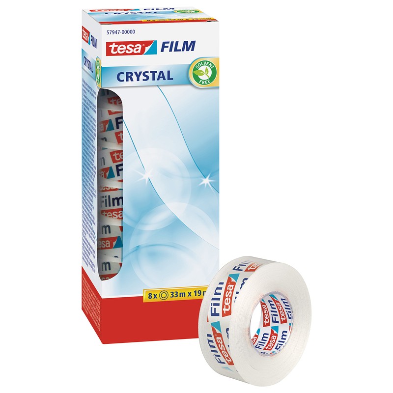 Folie Crystal 57947-00000-00, Klebeband 33 m, 19 mm, Transparent