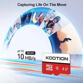KOOTION 4 GB Micro SD Cards 5-Pack, Class 4 MicroSD Flash Memory Card, C4, TF Card with Adapter for MP3/MP4/Old Phones