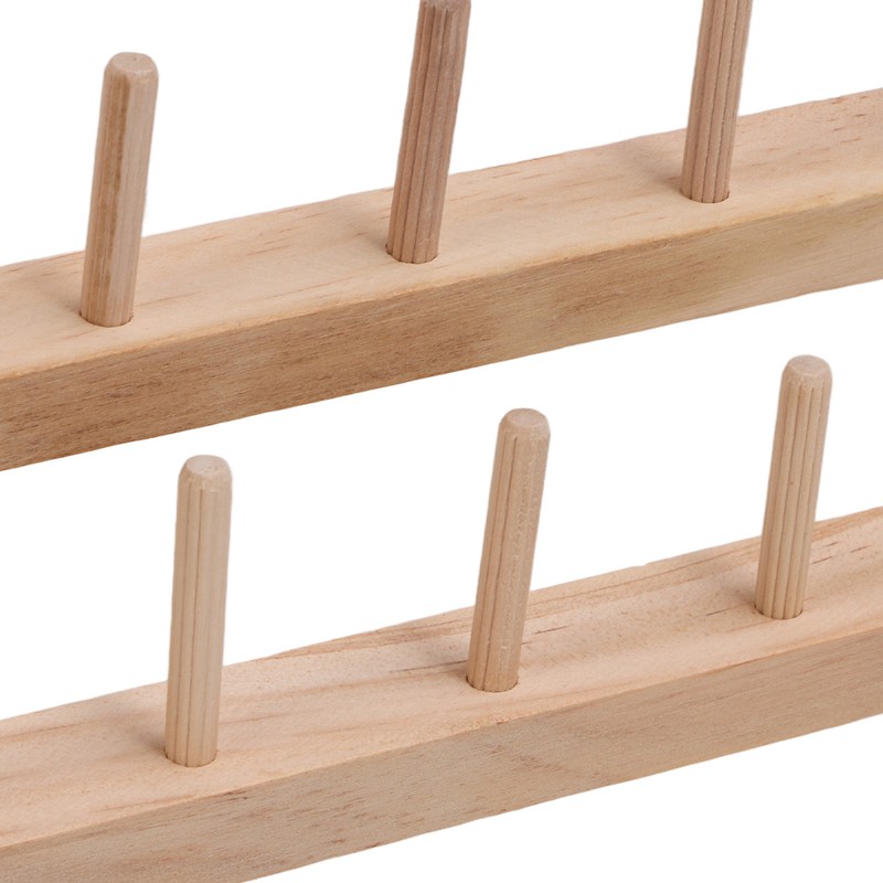 60 Spools Wooden Thread Rack DIY Easy Storage Safe Eco