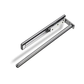 SOTECH TED Extendable Towel Rail 1-Arm Polished Chrome (Aluminium, 325-487 mm) Telescopic Towel Rail for Bathroom or Kitchen Pack of 2