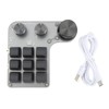 Mini Keypad 9 Keys 3 Knob RGB Multifunctional DIY Shortcut