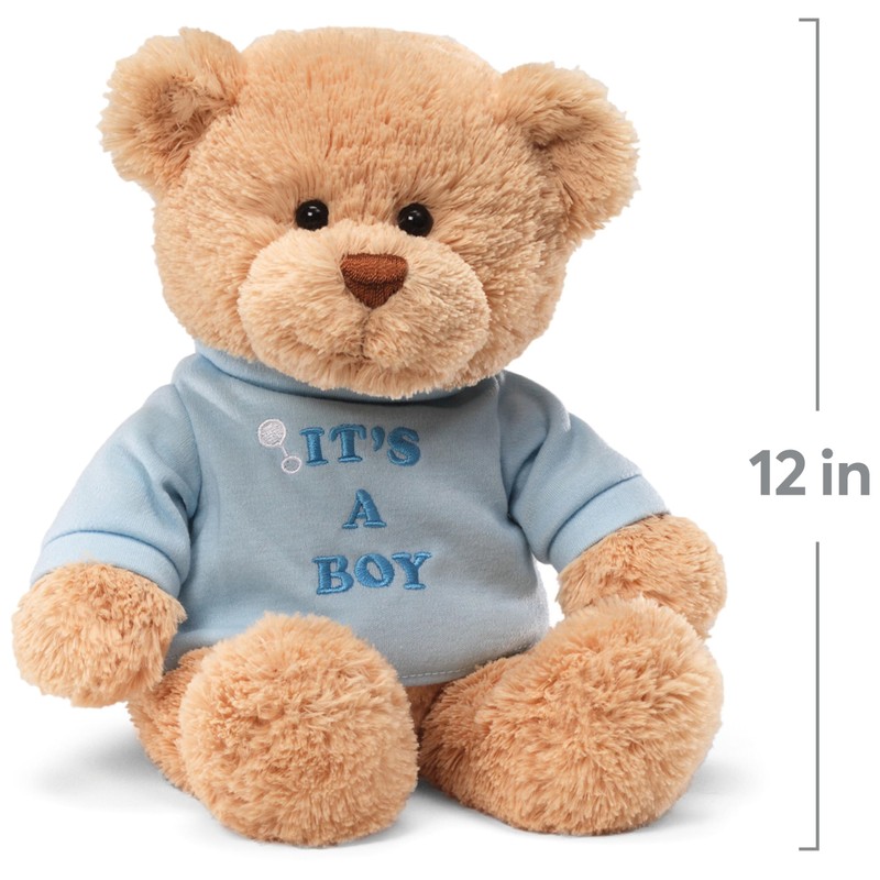 GUND 15418 It's a Boy Message BearStuffed Plush Toy, 30