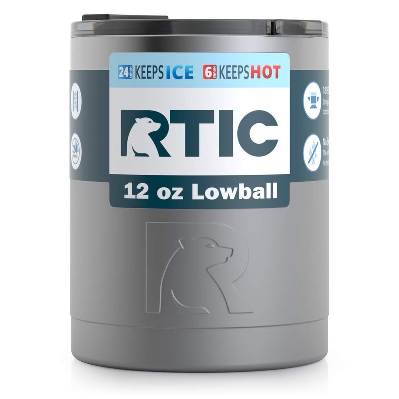 RTIC 12oz Lowball Tumbler Vacuum Insulated (Graphite)