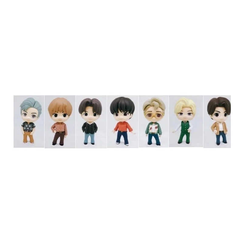 BTS Figurines TinyTAN Chibi Masters Complete set Of 7 Members.