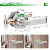 Feeloco Indicator Privacy Lock and Door Lever,Vacant Occupied Bathroom Lock