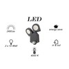 HUBER LED Spotlight with Motion Sensor 180° 18 W, 2400