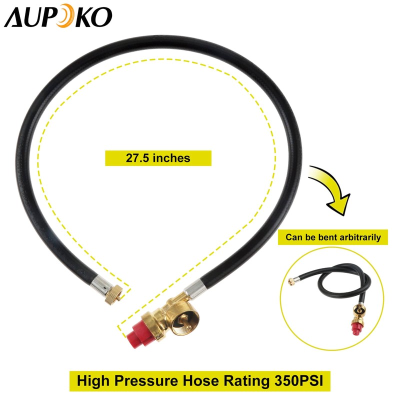 Aupoko Dual Fuel Camp Stove Replacement Hose, Portable Propane Stove