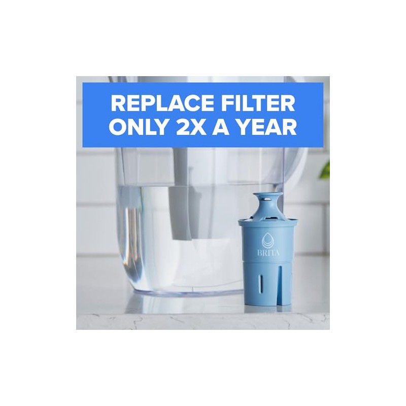 Brita Filter Replacements for Water Pitchers and Dispensers, Elite, NSF