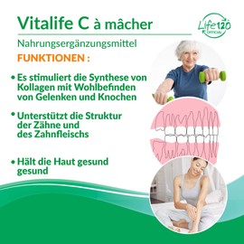 Life 120 - Vitalife C - 90 Tablets Vitamin C Delayed Release Supplement