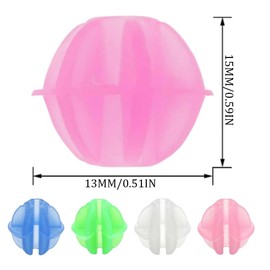 JOCXZI Bicycle Spoke Clickers - 108Pcs Spoke Clips - Spoke Beads - Wheel Spoke Grain Luminous Plastic Clip