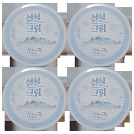 (4 pieces) Washing pack, snow cream 30ml / (4개)씻는팩 설설크림 30ml
