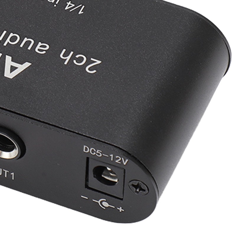 2 Channel Sound Amplifier Balanced 1/4 Inch 6.35mm Gain Independent