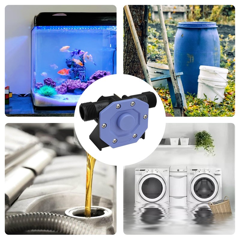 KITLUCK Hand Drill Pump, 750GPH Drill Powered Water Transfer Pump