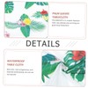LABRIMP Elegant Tropical Palm Leaf Tablecloth Party Home Decor for