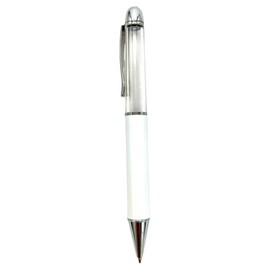 RESIN ROCKERS Snow Globe Fillable Sublimation Straight Barrel Chunky Ballpoint Pen Blanks 10 Pack