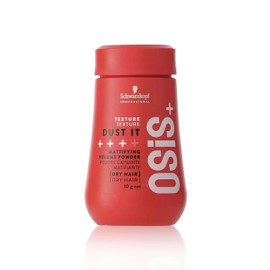 Schwarzkopf Professional OSIS - Dust It Polvo Matificante 10 g, Fijación Fuerte, para Cabello Seco, Agarre Instantáneo, Volumen Increíble, Elevación de Raíces, Acabado Mate, Sujeción Intensa