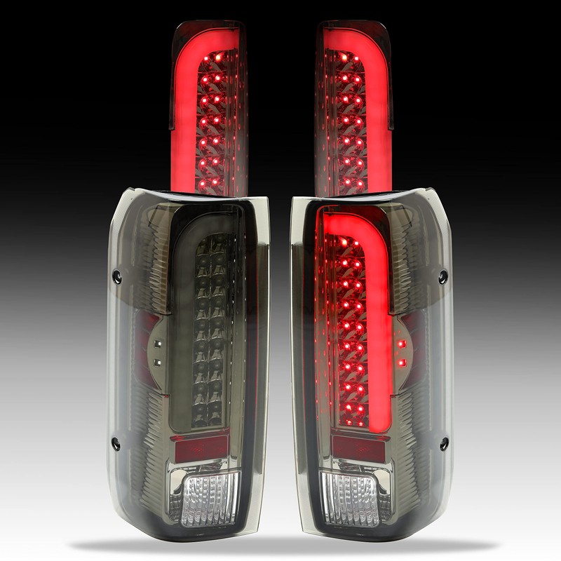 KUAFU Pair Tail Light Assembly Compatible with 1990-1997 Ford F150