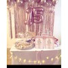 16 Pieces Rose Gold 15 & Fabulous 15th Birthday Party