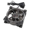 ARGB Case Fan, PWM 80mm Fan for Computer Case with