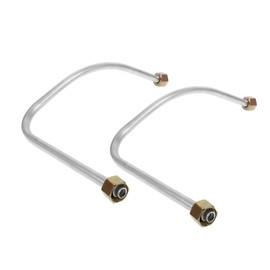 SHINEOFI 2pcs Aluminum Air Compressor Lightweight Durable Replacement Parts Compatibility for Air Compressor Models Installation Industrial Hose