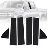 Priprilod Cover Pillar Posts Door Window Trim Gloss Black Fit