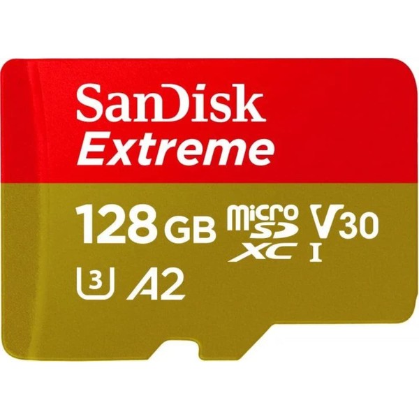 SanDisk MicroSD 128GB UHS-I U3 V30 Write Up to 90MB/s
