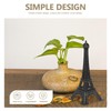IMIKEYA Eiffel Tower Figurine Black Metal Eiffel Tower Model 13