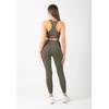 Carlheim Women's Serenita Active Collection X-Back Sports Bra, Pink taupe