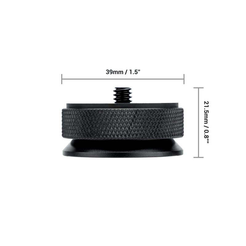 JJC Male 1/4"-20 to Female 3/8"-16 Screw Adapter for Camera