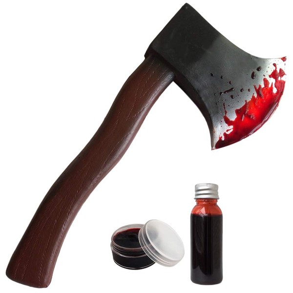 ZACCARY's Super Realistic Blood Glue, 2 Types, Blood, Creating Theft, Ax, Haunted House, Liver Test, Pirate Cosplay, Jason Mask Goods (Real Blood Color)