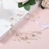Hair Accessories 1 Piece Bridal Pearl Flower Headpiece Headband Rhinestone