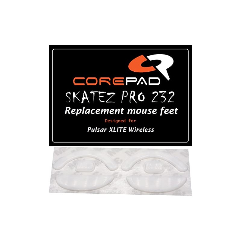 Corepad Skatez PRO 232 Replacement Mouse Feet Compatible with Pulsar