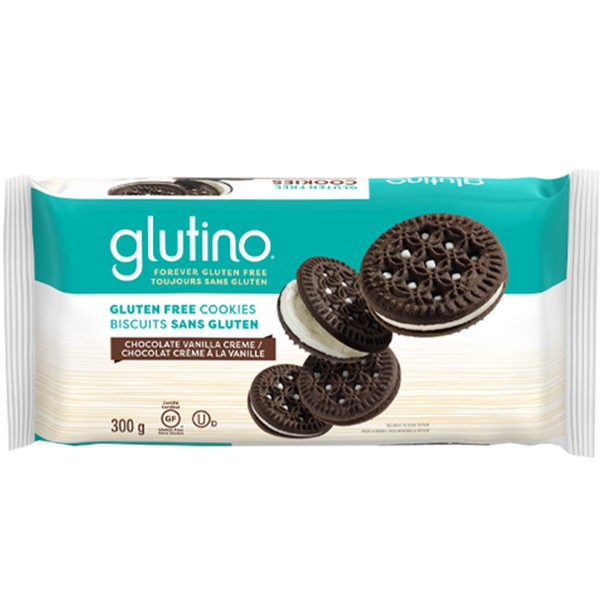 Glutino Cookies Chocolate Vanilla Creme 300g