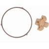 7.44 Inch Microwave Turntable Ring with 14mm Rollers - Glass