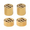 Operitacx 4Pcs Copper Multi-Hole Incense Holders Design Unique and Delicate
