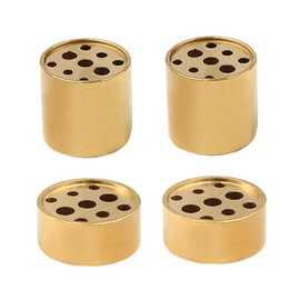 Operitacx 4Pcs Copper Multi-Hole Incense Holders Design Unique and Delicate Incense Stick Bases for Living Bedroom Office Meditation Spaces