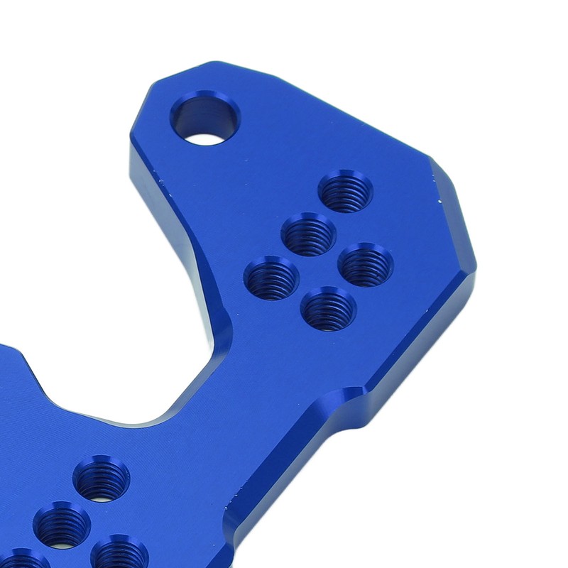 Motorcycle Adjustable Rearset Foot Pegs Mounting Base Replacement for YZF