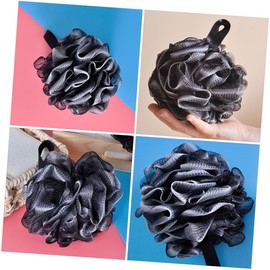 PACKOVE 4Pcs Bath Shower Balls Exfoliating Body Scrubber Soft Mesh Sponge for Gentle Cleansing for Men and Women Each for Body Wash and Spa Use