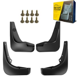 QUYDDC Mud Flaps Fit for 2010 2011 2012 2013 2014 2015 Chevy Cruze 4-Door Sedan (1st Gen) (Not for SR,SRi and Sport Models), Dedicated Mudguard for Four Seasons Universal Protection, Front and Rear