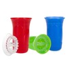 Nuby 3-Piece No-Spill Sippy Cup with 360 Smart Edge Silicone
