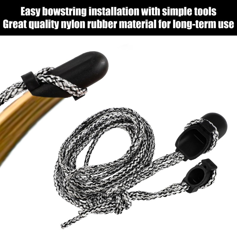 Archery Recurve Bow Stringer Tool, Heavy-Duty Nylon Safety Stringing Accessories