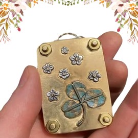 Micro Flower Press, DIY Miniature Flowers Pressing, Handmade Pressed Plant Preservation Locket for Arts and Crafts Lovers (1#)
